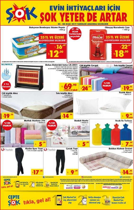 A101 Bim Şok Hakmar 2019 Ocak Aktüel Ürünler Kataloğu Hepsi Bir Arada