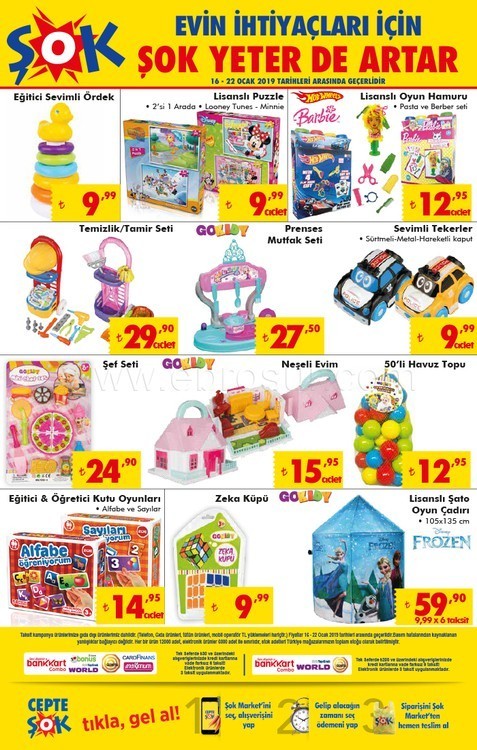 ŞOK 22 Ocak 2019 Aktüel Ürünler Kataloğ