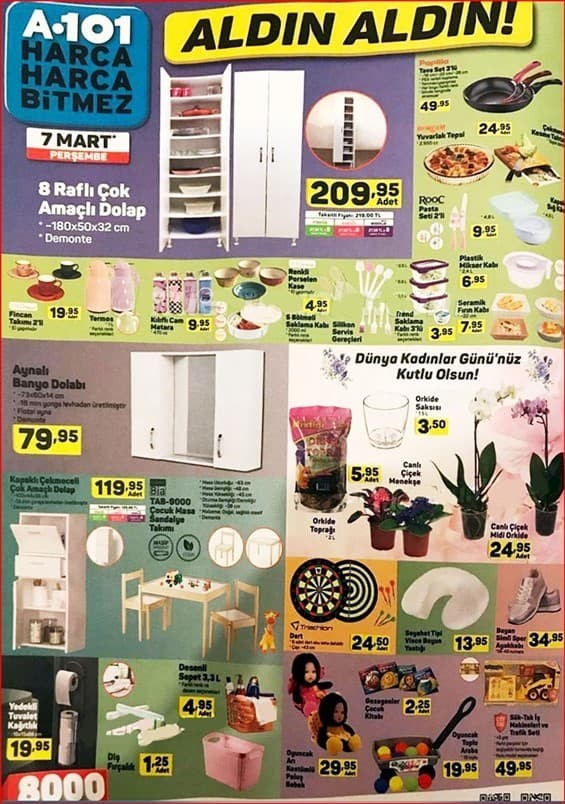 A101 7 Mart 2019 Aktüel Ürünler Kataloğu