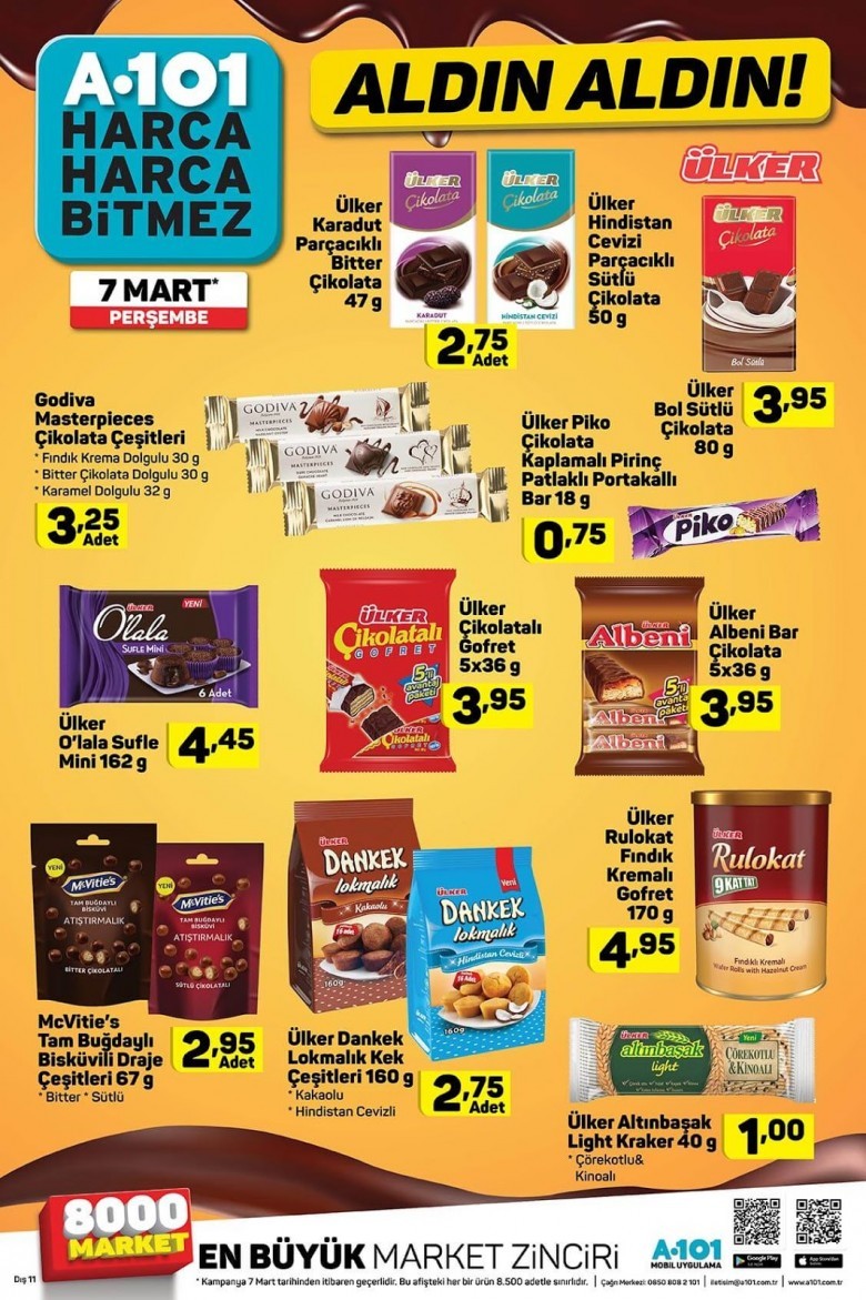 A101 7 Mart 2019 Aktüel Ürünler Kataloğu Güncellendi