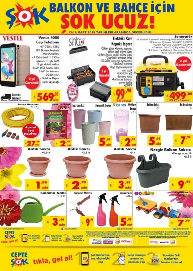 Şok Market 13 Mart 2019 Akteül İndirim Kataloğu
