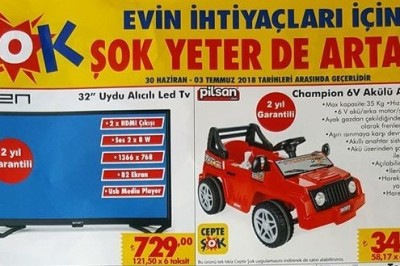 ŞOK 30 HAZİRAN 2018 HAFTA SONU KATALOĞU