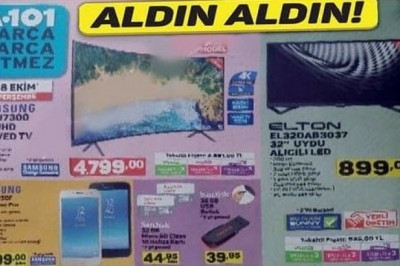 A101 Hafta Sonu Aktüel Fırsat Ürünler Kataloğu