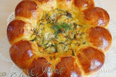 ŞIK SUNUMLU ÇİÇEK PİZZA