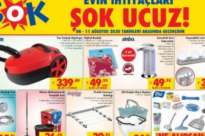 ŞOK MARKET 11 AĞUSTOS 2020 AKTÜEL İNDİRİMLİ ÜRÜNLER KATALOĞU