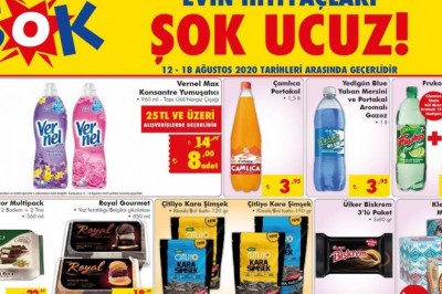 ŞOK MARKET 18 AĞUSTOS 2020 AKTÜEL İNDİRİMLİ ÜRÜNLER KATALOĞU