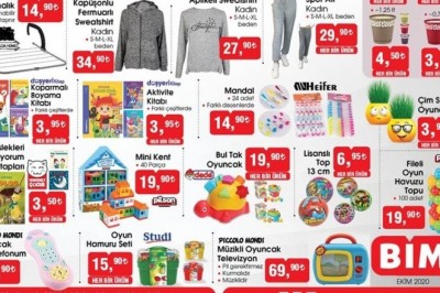 Bim 9 - 13 Ekim 2020 Aktüel İndirimli Ürünler Kataloğu