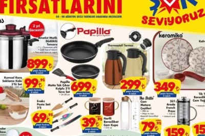 Şok Market 5 - 12 Ağustos 2023 Aktüel İndirimli Ürünleri