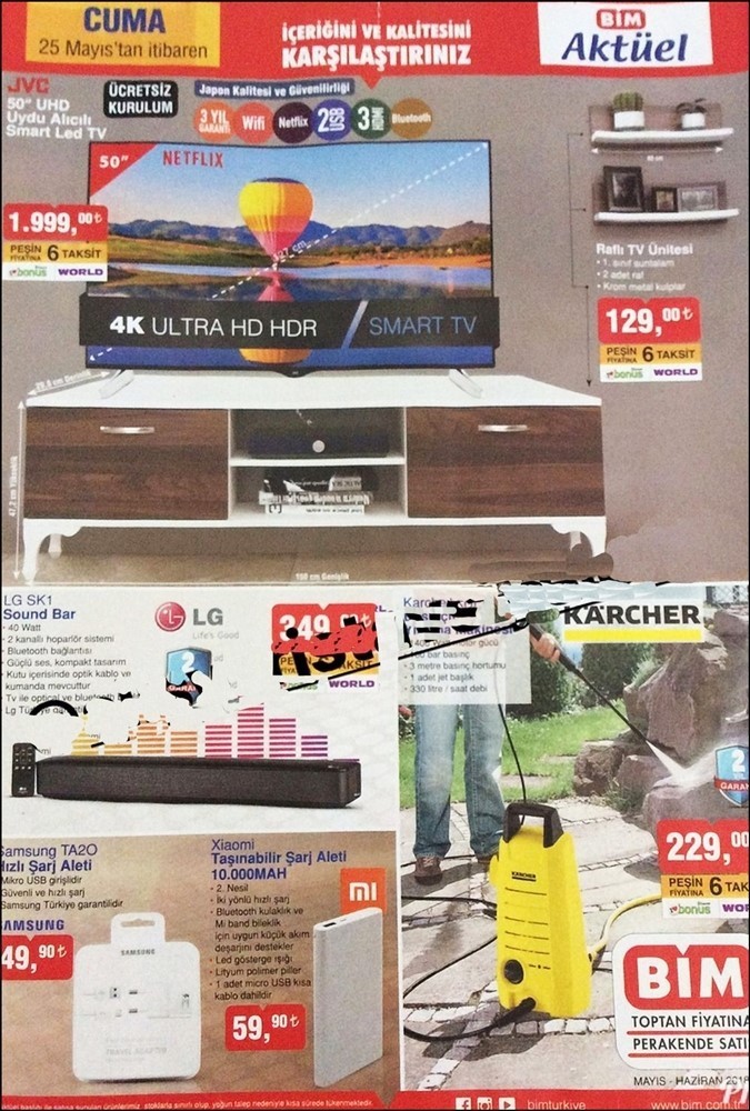 BİM 25 Mayıs 1 Haziran Aktüel Ürünler Kataloğu