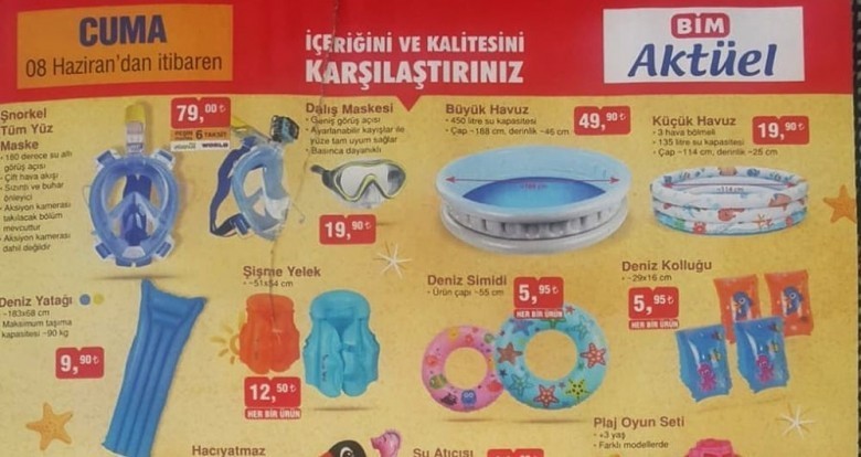 Bim 12 Haziran 2018 İndirimli Ürünler Kataloğu