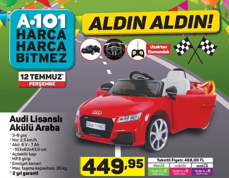 A101 12 Temmuz Aktüel Ürünler Kataloğu  (YENİ)