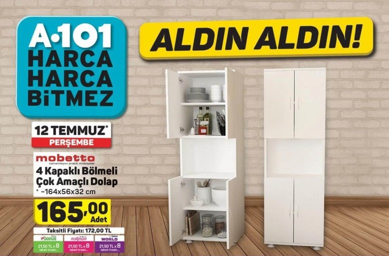 A101 12 Temmuz Aktüel Ürünler Kataloğu  (YENİ)