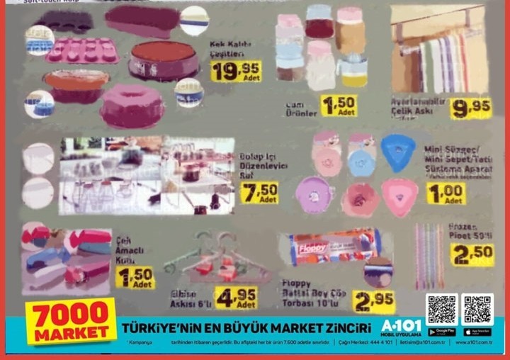 A101 18  Temmuz Aktüel Ürünler Kataloğu 
