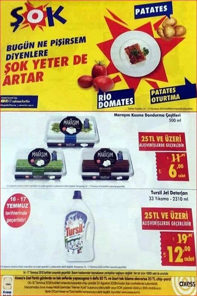 Şok Market 13-19 Temmuz Aktüel İndirimleri