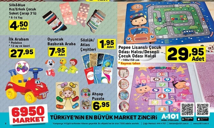 A101 Hafta Sonu İndirimleri 