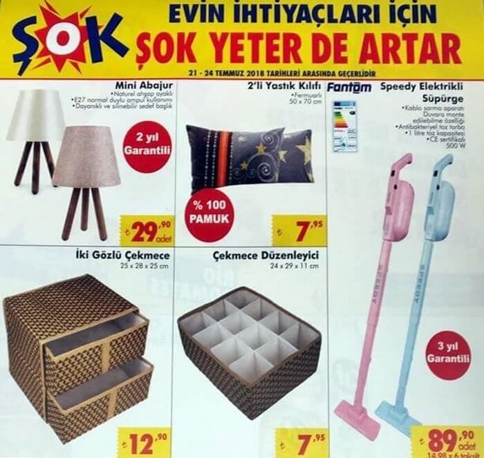 Şok Market 24 Temmuz 2018 Aktüel İndirimleri