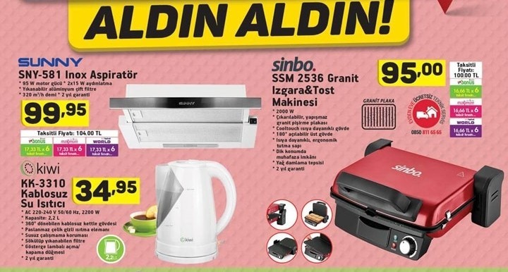 A101 5 Ağustos Aktüel İndirim Kataloğları
