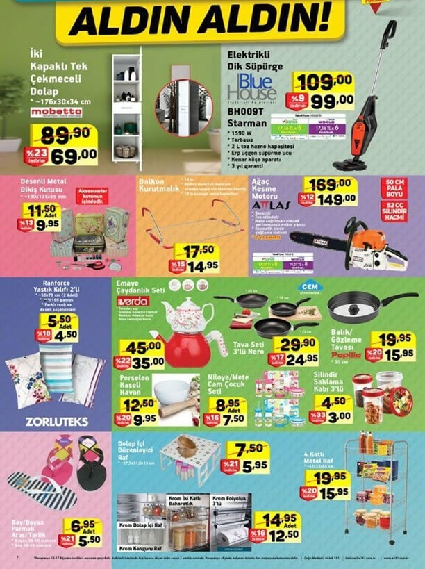 A101 5 Ağustos Aktüel İndirim Kataloğları