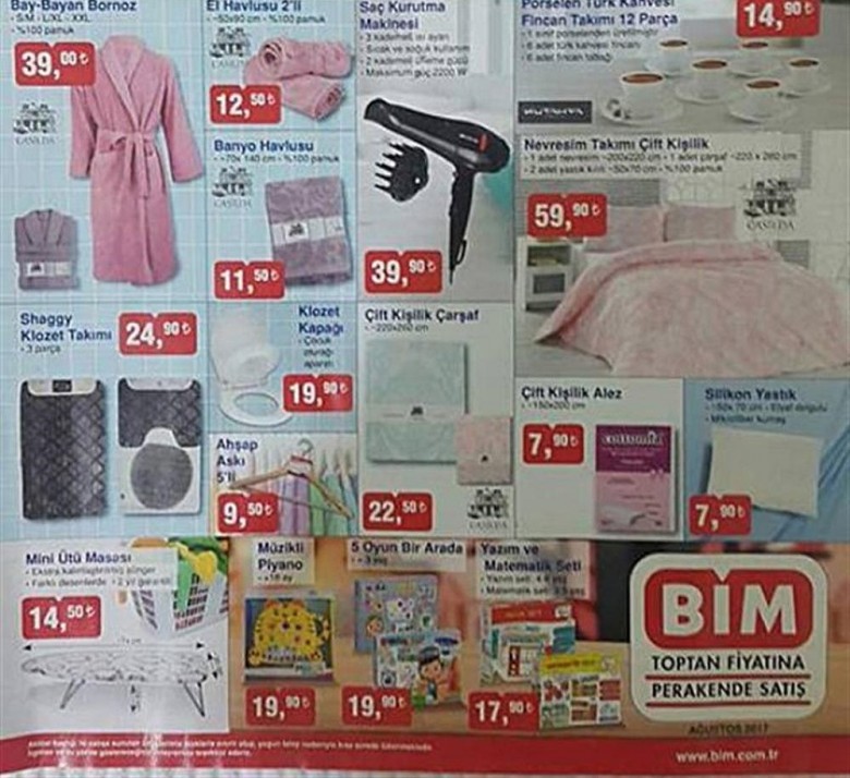 Bim 6 Ağustos Aktüel İndirim Kataloğları 