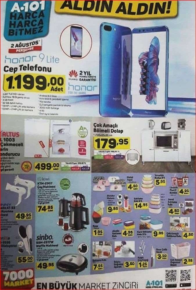 A101, Bim, Şok 3 Ağustos  Market  İndirimleri