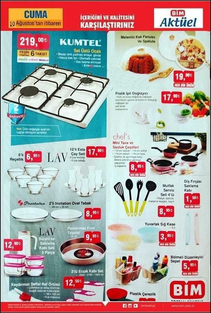 Bim 12 Ağustos Aktüel İndirimleri
