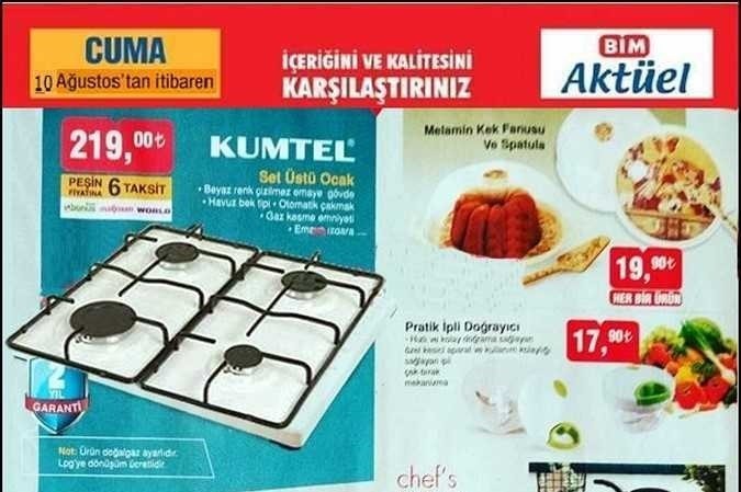 Bim 12 Ağustos Aktüel İndirimleri