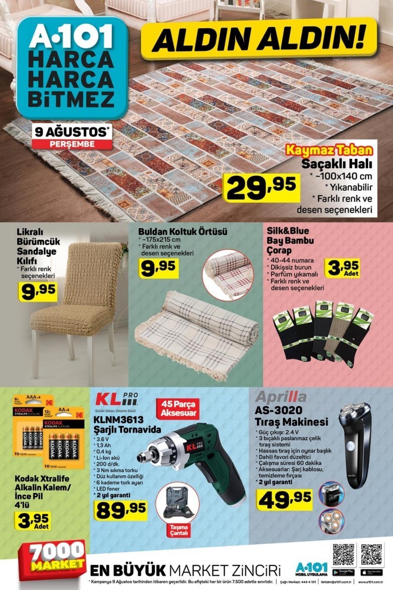 A101   Market Aktüel İndirimleri Kataloğu