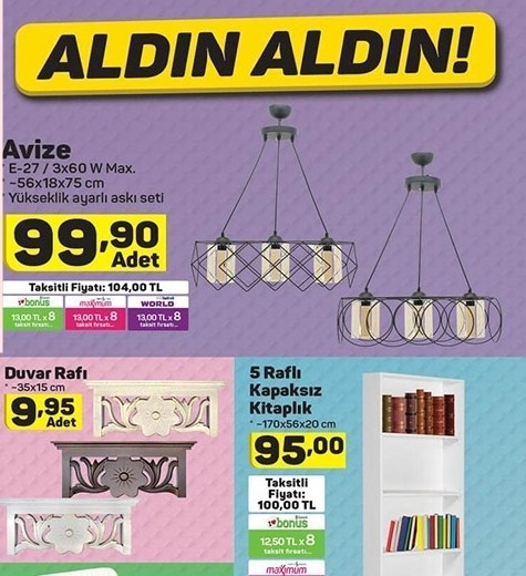 A101 Hafta Sonu İndirimleri