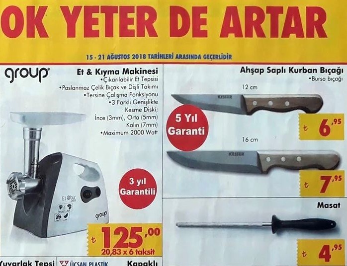 Şok Market 17 Ağustos 2018 Aktüel İndirimleri