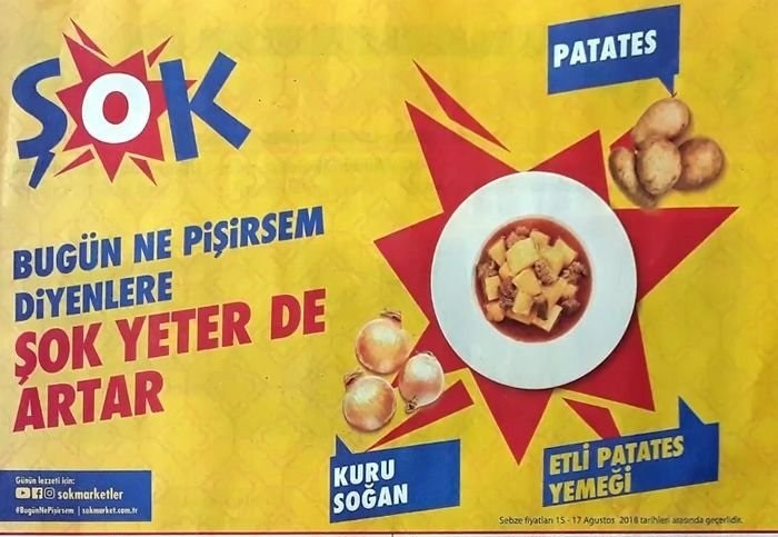 Şok Market 17 Ağustos 2018 Aktüel İndirimleri