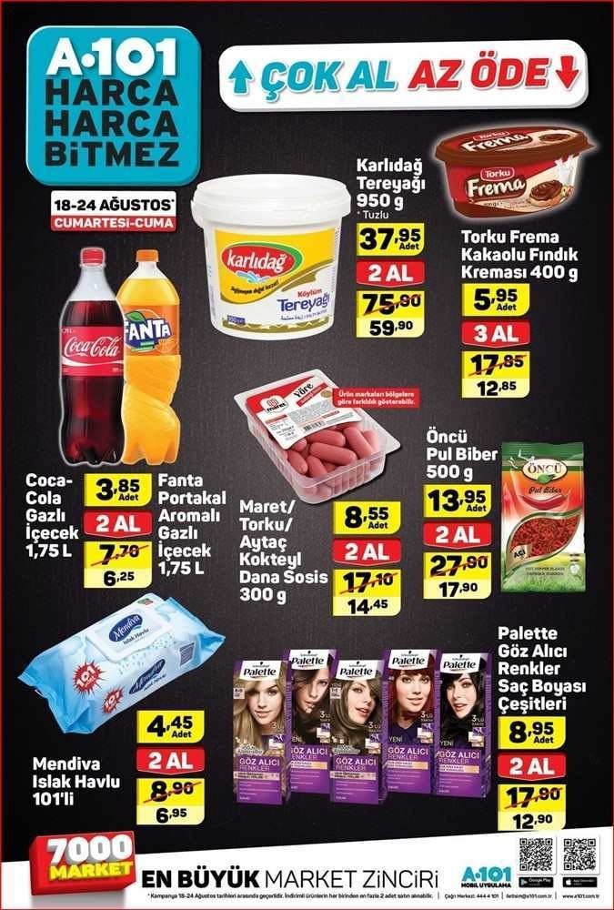 A101 Kurban Bayramı  İndirimli Ürünler Kataloğu
