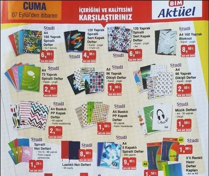 Bim 7 Eylül 2018 Aktüel İndirimleri
