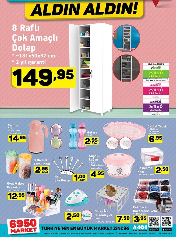 A101 Hafta Sonu İndirimleri