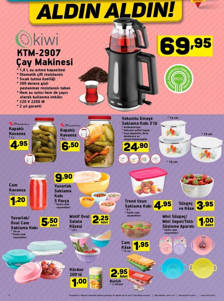 A101 Hafta Sonu İndirimleri