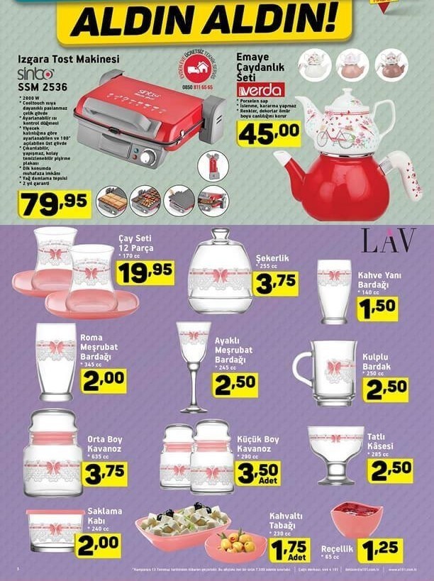 A101 Hafta Sonu İndirimleri