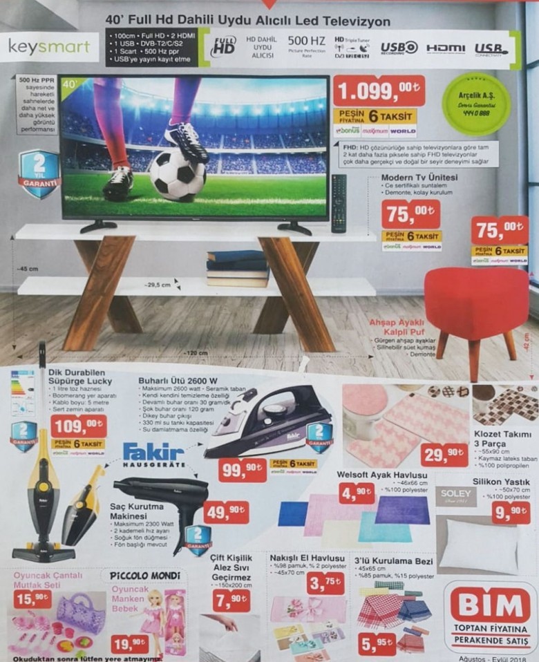 Bim Hafta Sonu İnidirmleri