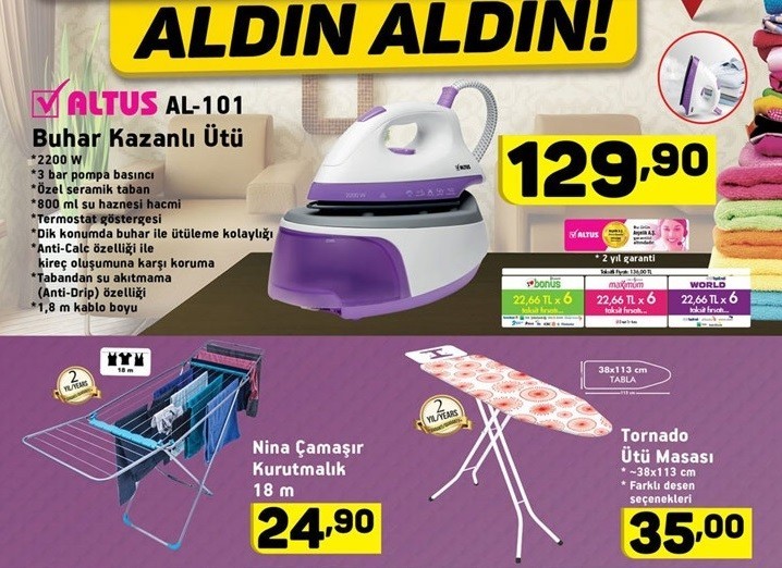 A101 10 Eylül Aktüel Fırsat Ürünleri