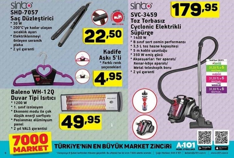 A101 Hafta Sonu Güncel İndirimleri