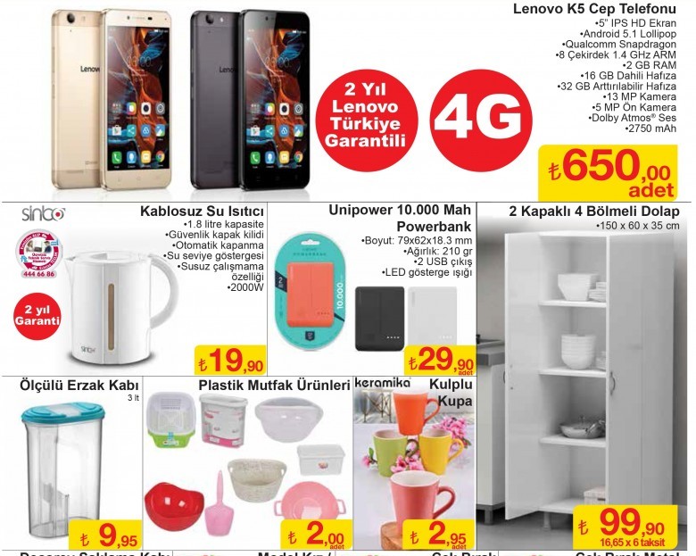 Şok Market Aktüel indirimleri