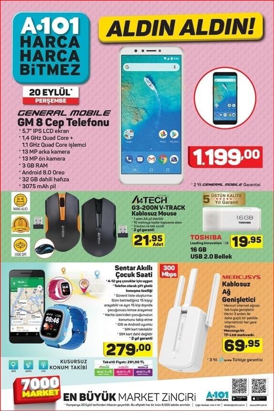 A101 21 Eylül Aktüel İndirimleri