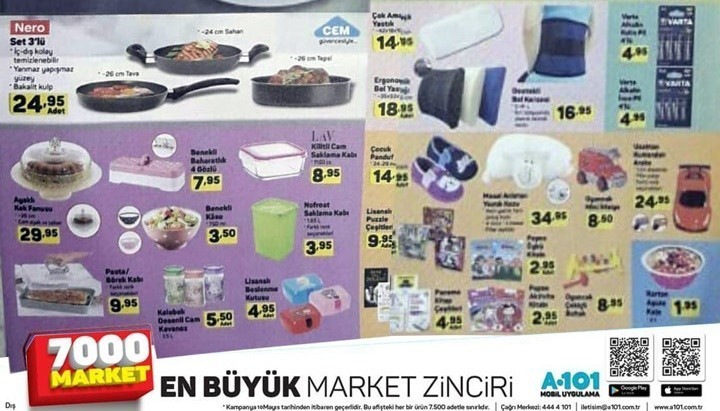 A101 20 - 28 Eylül Aktüel İndirim Kataloğları