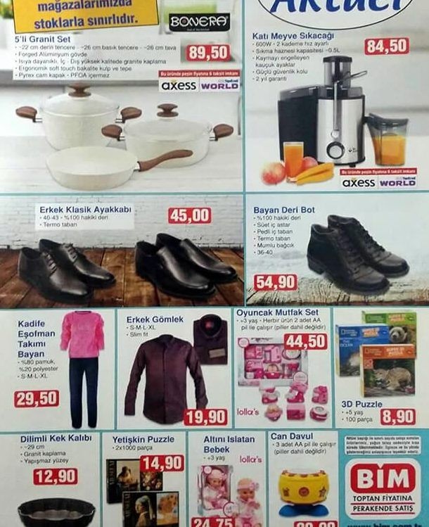 Bim 5 Ekim Aktüel İndirim Kataloğları