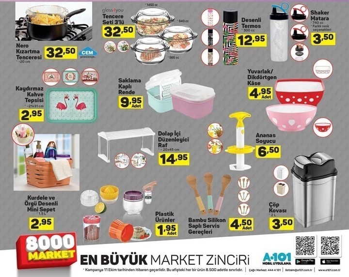 A101 Ekim Ayı İndirimleri (GÜNCEL)