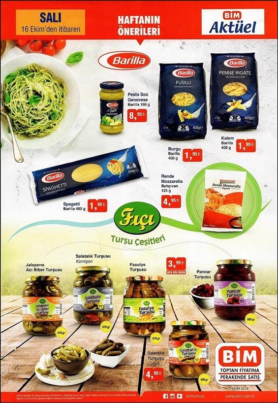 Bim 20 Ekim 2018 Aktüel İndirimli Ürünler Kataloğu