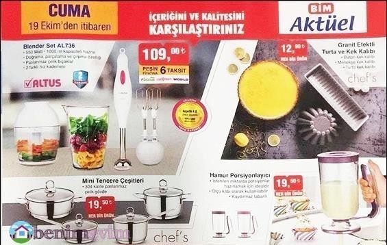 BİM 30 Ekim 2018 Aktüel Ürünler Kataloğu