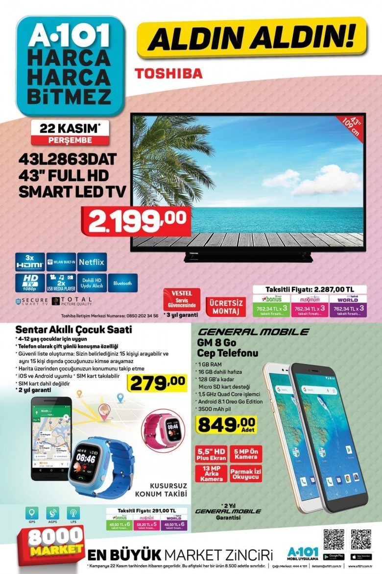 A101 Hafta Sonu İndirimleri