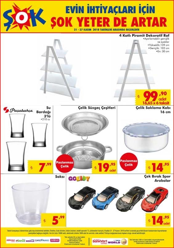 Şok Market - Hakmar Market 27 Kasım 2018 Aktüel Ürünleri Kataloğu