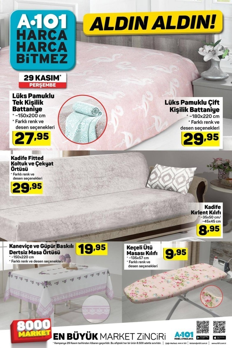 A101 Kasım  Ayı İndirimleri 