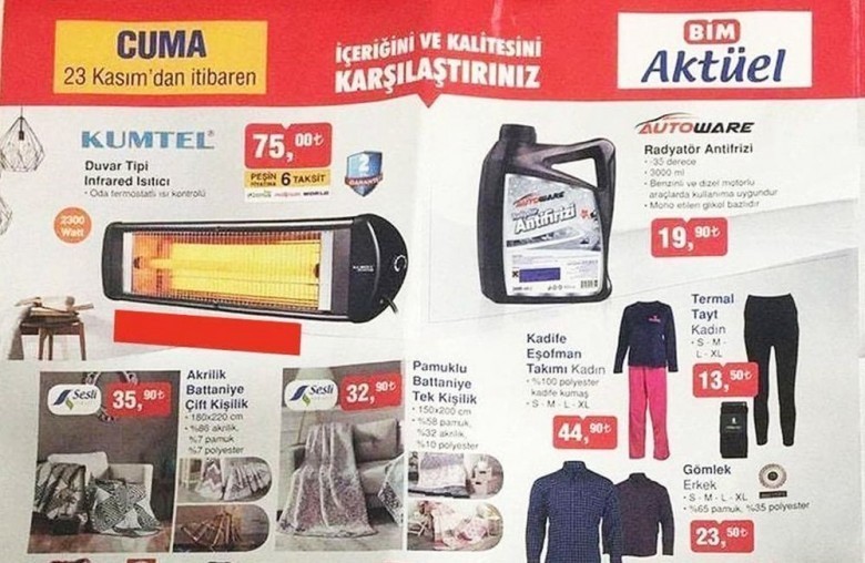Bim Kasım Ayı İndirimleri