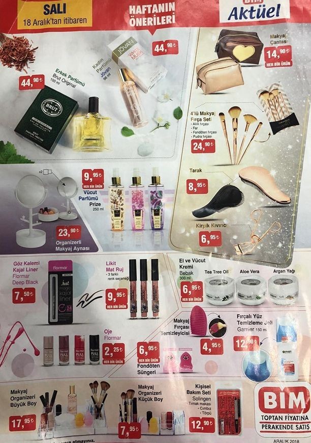 BİM YENİ 14 Aralık 2018 Aktüel Kataloğu